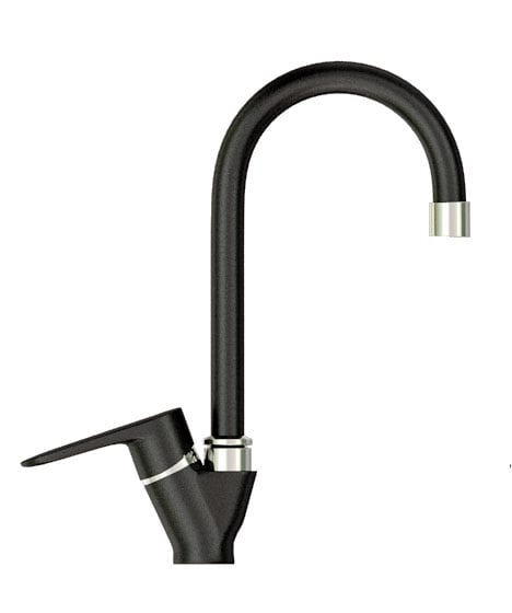 Змішувач кухонний KAHER VEGA гранітний 02 Чорний