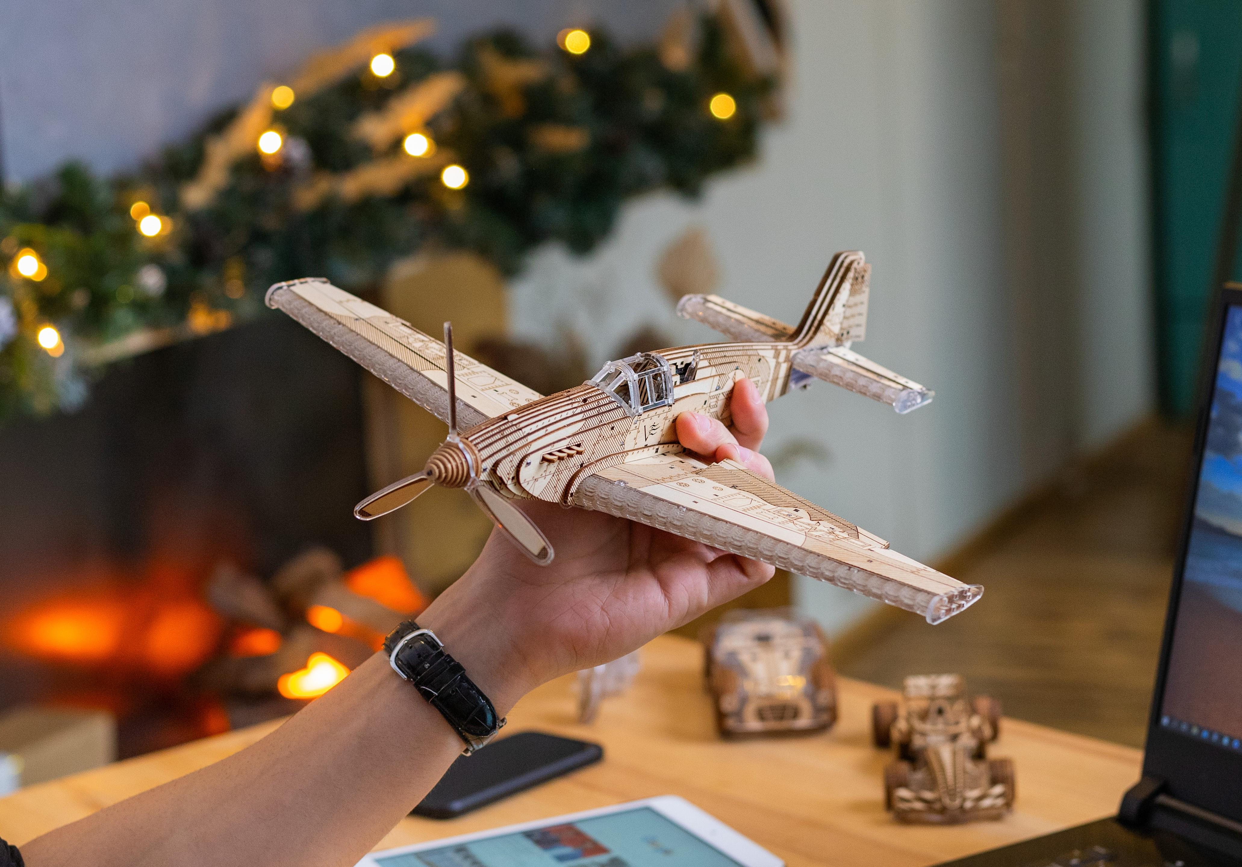 Конструктор дерев'яний Vіter Models Літак Другої світової Speedfighter (SpeedFighter) - фото 3