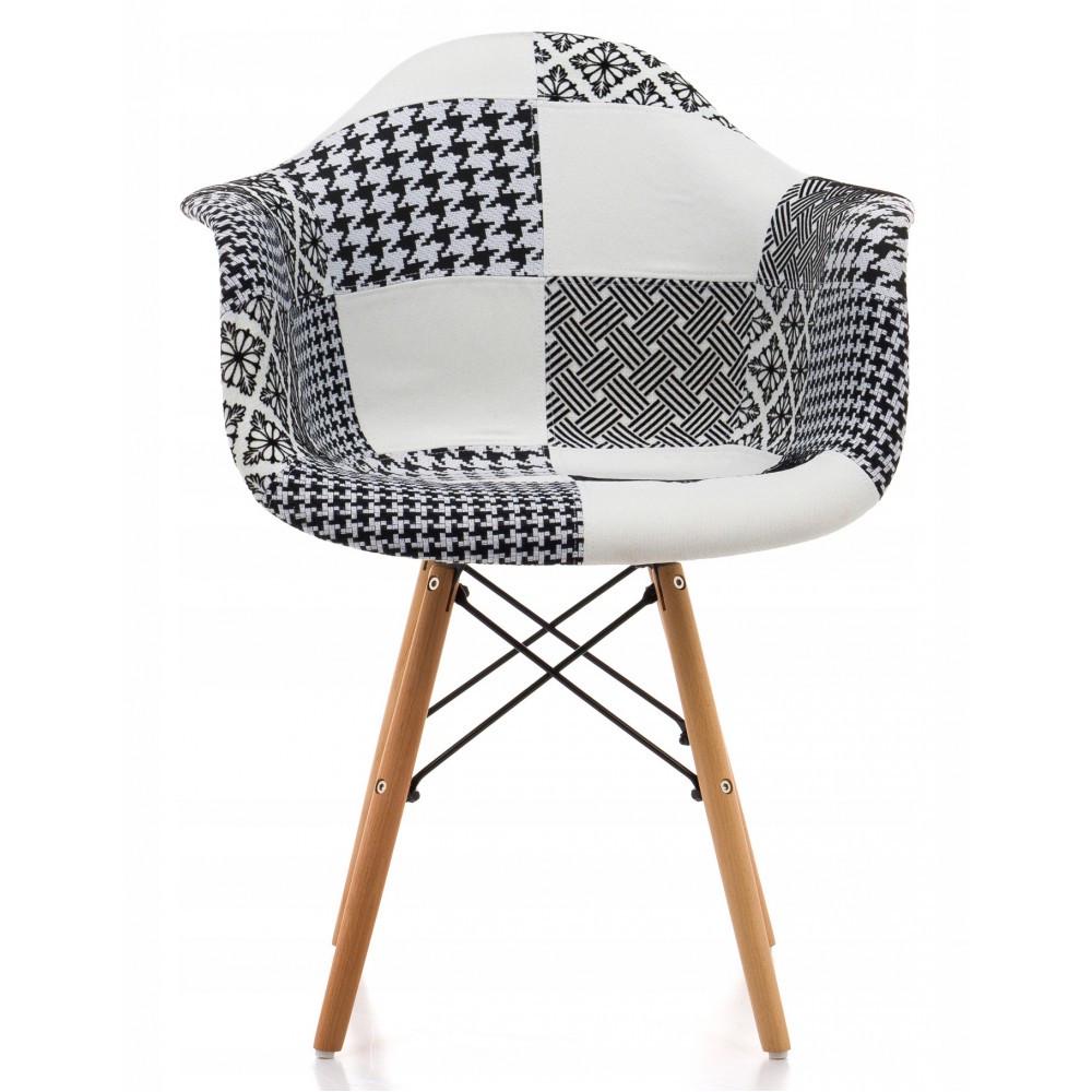 Стул для кухни обеденный Bonro В-437 PW02 PATCHWORK (42300084) - фото 3 Стул для кухни обеденный Bonro В-437 PW02 PATCHWORK (42300084) - фото 3