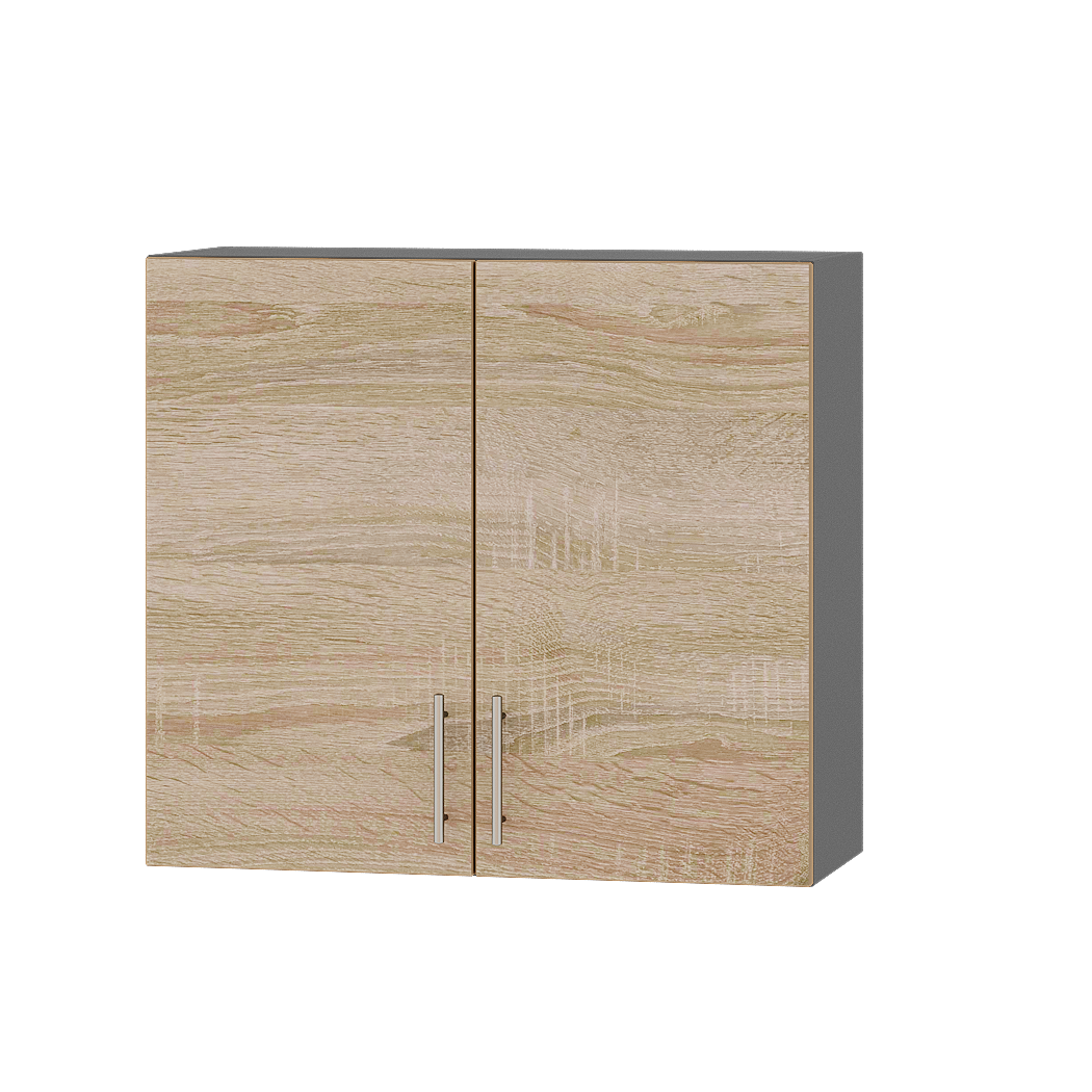 Шкаф верхний Эверест Оптима модуль Верх для сушки посуды В06-800 80х30х72 см Дуб Сонома/Антрацит (06184)