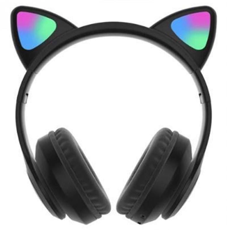 Навушники STN-28 з підсвічуванням та милими вушками у вигляді кішки Чорний (2104618718) - фото 5 Навушники STN-28 з підсвічуванням та милими вушками у вигляді кішки Чорний (2104618718) - фото 5