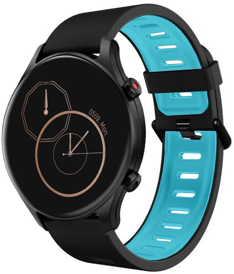 Ремешок Traf для Haylou LS04 RS3 Black/Blue (26307-43)