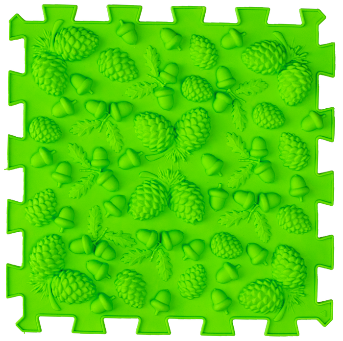 Розвиваючий килимок масажний Ortek Жолуді 1 ел. 26x26 см (OR00001471) - фото 2 Розвиваючий килимок масажний Ortek Жолуді 1 ел. 26x26 см (OR00001471) - фото 2