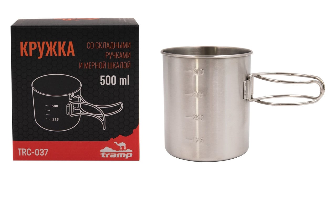 Кружка Tramp Cup зі складними ручками і мірною шкалою 500 мл (948181298)