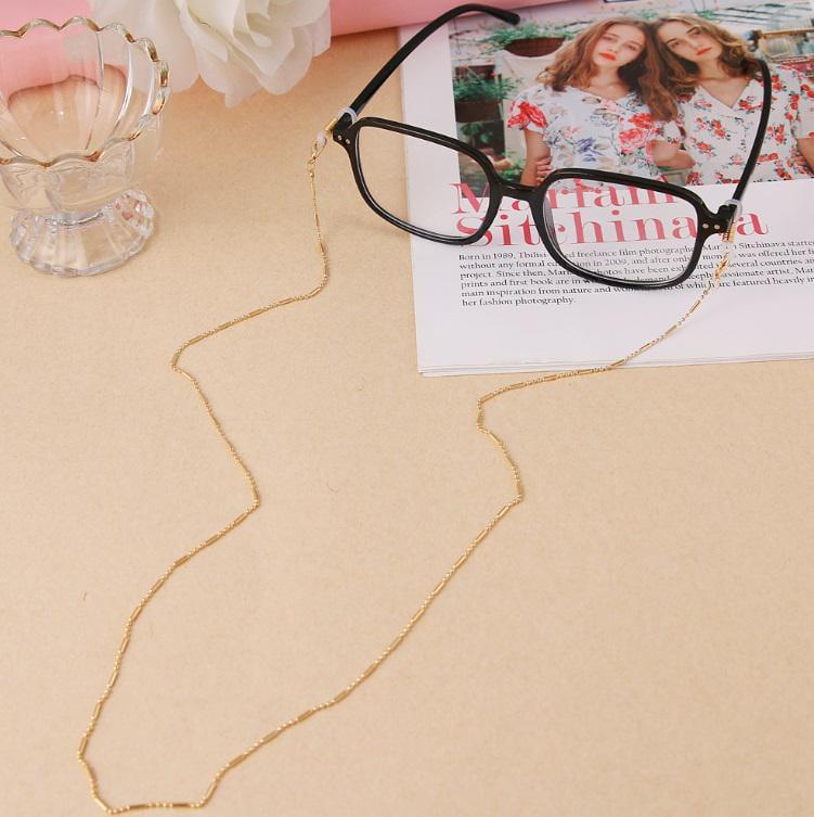 Ланцюжок для окулярів 9442 77 см Золотистий (4542419) - фото 2 Ланцюжок для окулярів 9442 77 см Золотистий (4542419) - фото 2