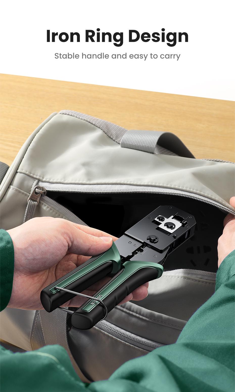 Кримпер для конекторів Ugreen RJ45 8P RJ11 6P з функцією різання (29516824) - фото 9