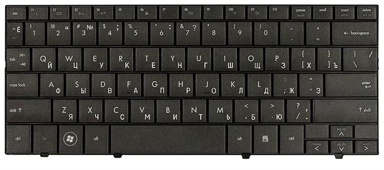 Клавіатура для ноутбука HP Compaq Mini 110-1117 матова (535689-251)