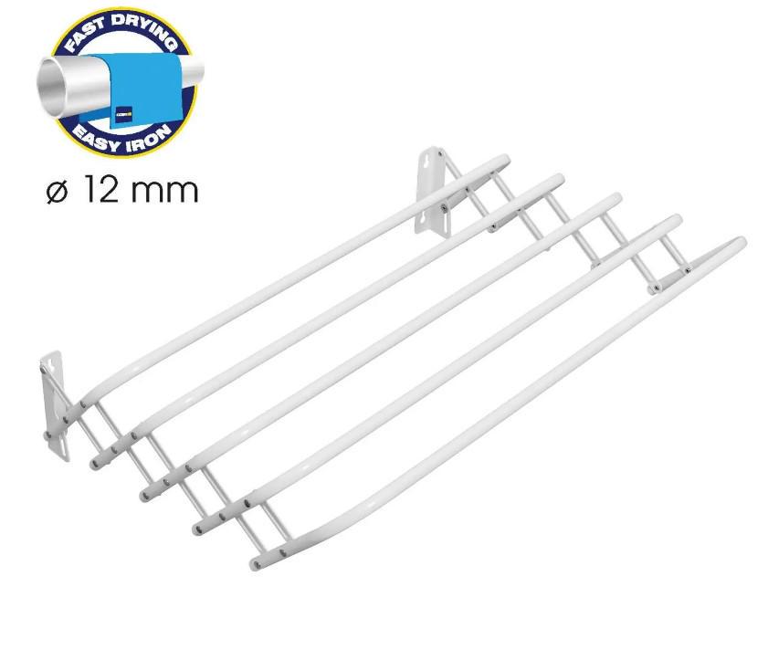 Сушилка для белья настенная Casa Si Towel Flex 6 White (DAS302386) - фото 3 Сушилка для белья настенная Casa Si Towel Flex 6 White (DAS302386) - фото 3