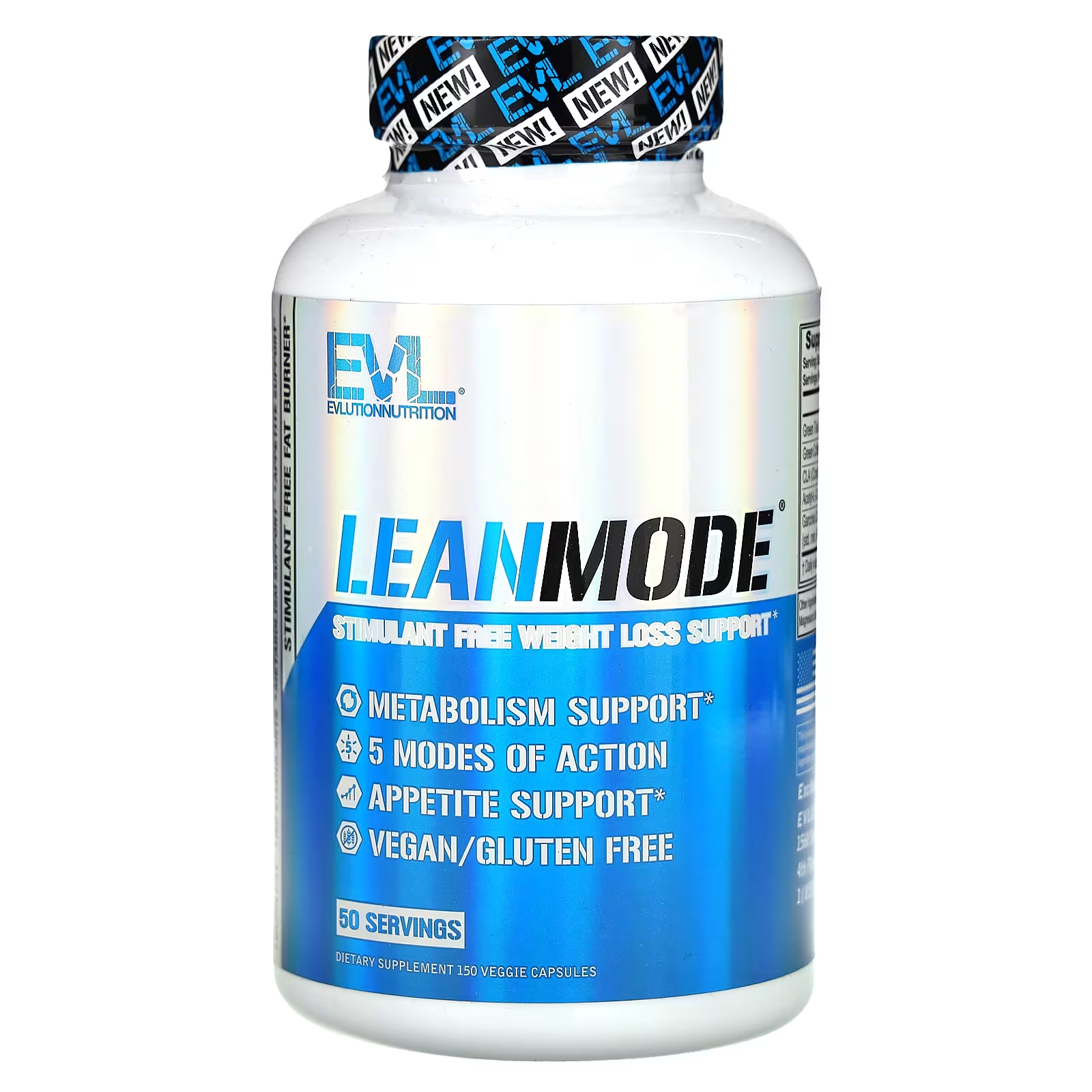 Добавка для поддержки/снижения веса EVLution Nutrition LeanMode без стимуляторов 150 растительных капсул