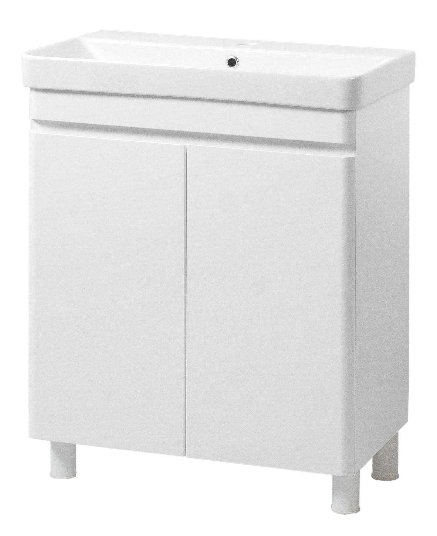 Тумба ЮВВИС VIVACE ТН-1 Д с умывальником VIVACE mini 70 см Белый (UVV025)