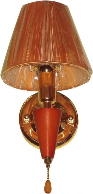 Бра настінне накладне BKL-414W/1 з абажуром з вимикачем класичне (180516)