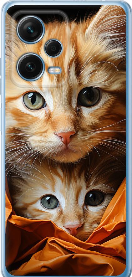 Чехол на Xiaomi Redmi Note 12 Pro+ 5G Котики 2 (5664u-3612-42517) Чехол на Xiaomi Redmi Note 12 Pro+ 5G Котики 2 (5664u-3612-42517)