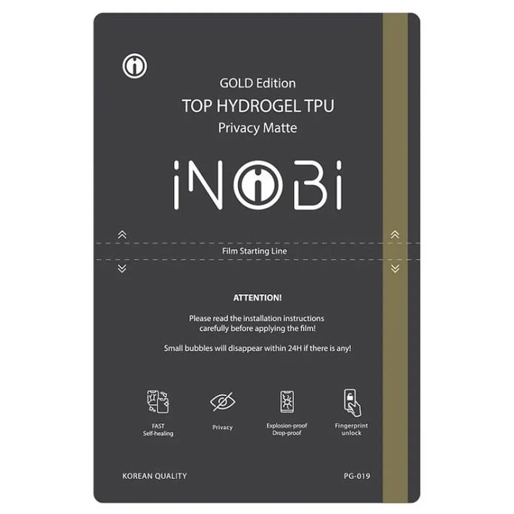 Защитная гидрогелевая пленка iNobi Gold для Google Pixel 9 Pro XL матовая антишпион Защитная гидрогелевая пленка iNobi Gold для Google Pixel 9 Pro XL матовая антишпион