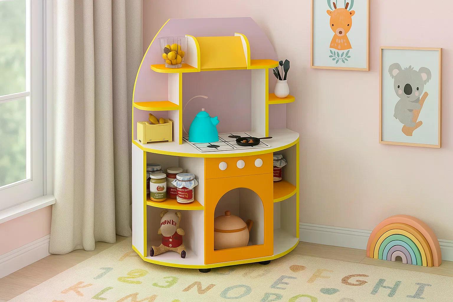 Детская кухня Машенька DS-763 Orange/Lavander
