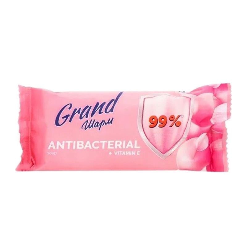 Мыло туалетное антибактериальное твердое ANTIBACTERIAL с витамином Е 100 г (083589)