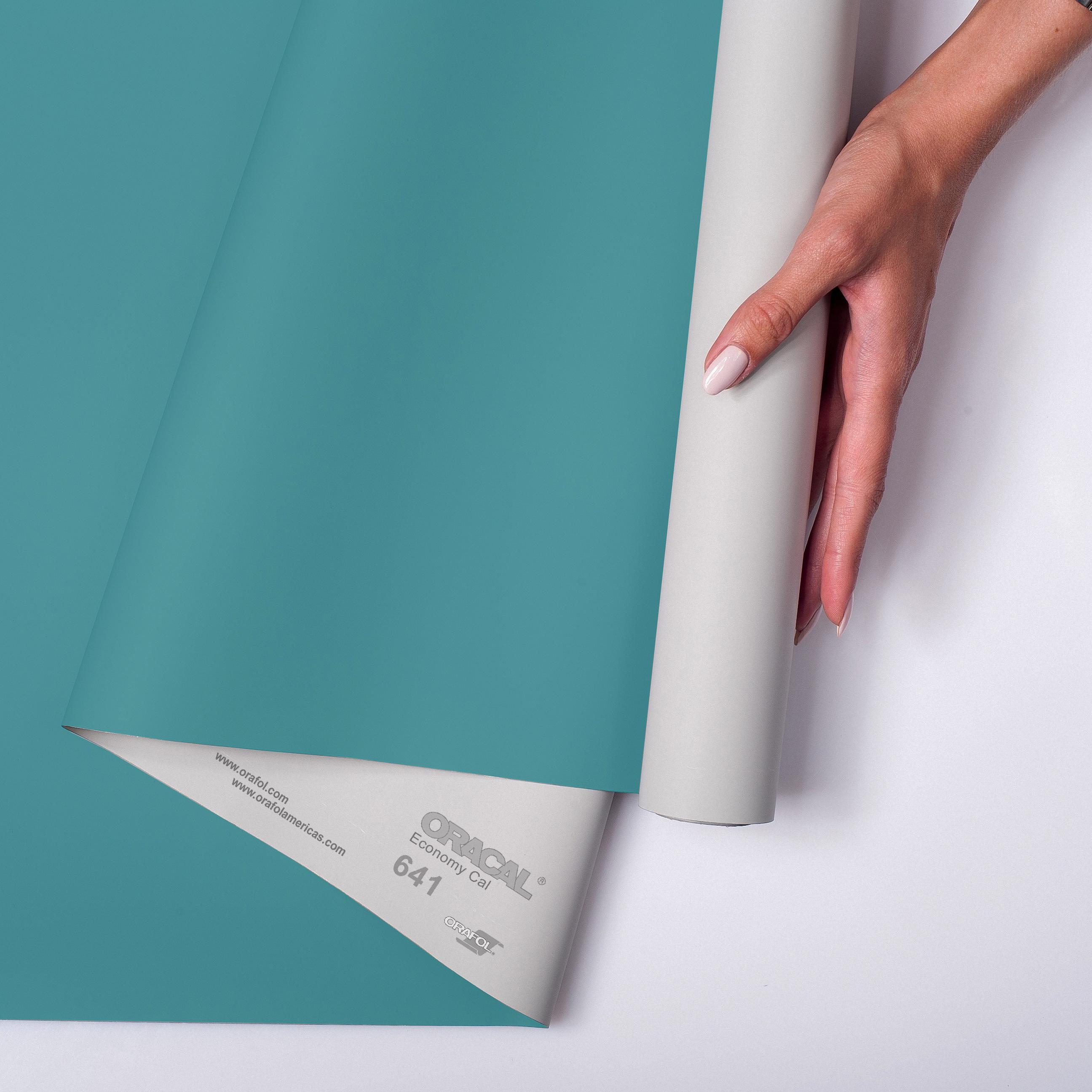 Самоклейка плівка аплікаційна ORAFOL 641 1x50 м мат 066 Бірюзово-синій (00-00014329)