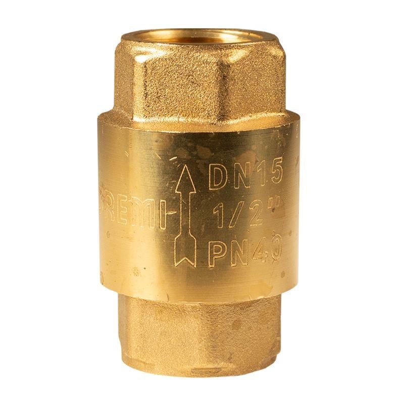Клапан обратный Remi 1/2" латунный (TU-22262)