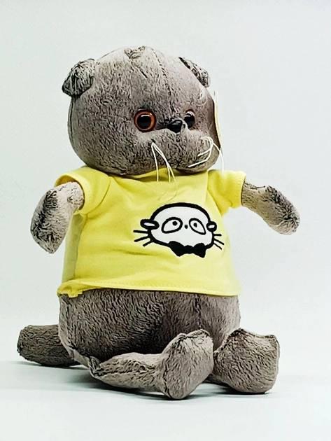 М'яка іграшка Кіт Басик у футболці плюшевий котик 30 см (11191928) М'яка іграшка Кіт Басик у футболці плюшевий котик 30 см (11191928)