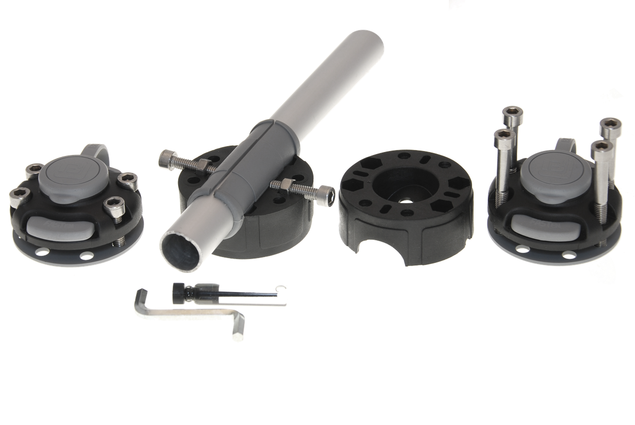 Монтажная система Borika FASTen FMr225 для крепления аксессуаров на трубах и перилах d 22/25 мм Черно-серый (01.01.010.02.01) - фото 7