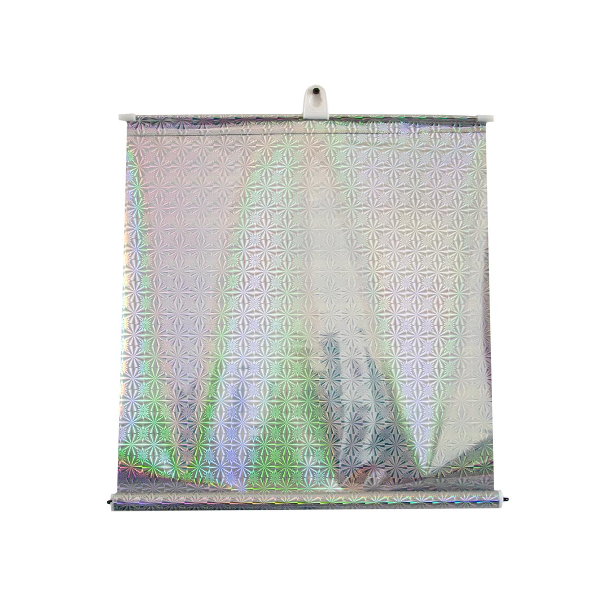 Шторка солнцезащитная на окно на присосках R94429-40 125х40 см Серебристый (1010862-Silver)