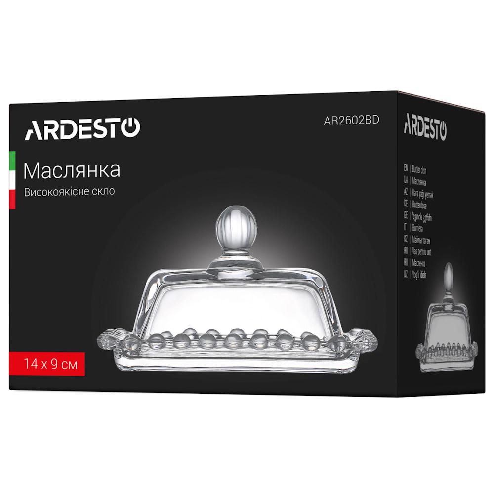 Масленка Ardesto 14х9 см стекло (AR2602BD) - фото 3