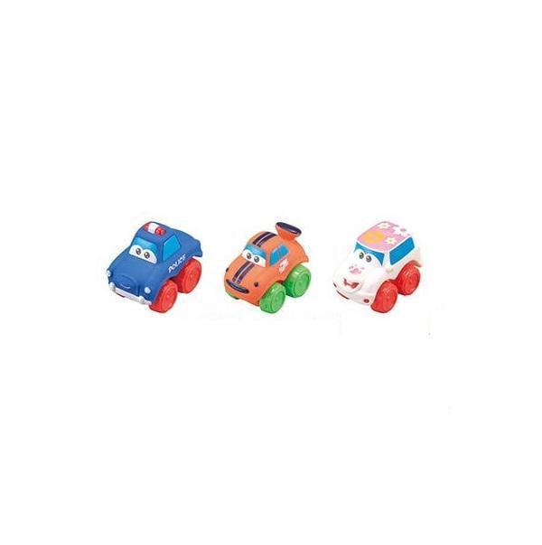 Набор машинок Vanyl Toys с игровым ковриком 3 шт. Разноцветный (117188)