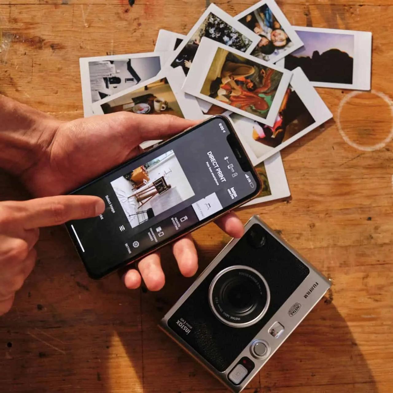 Подарочный набор Fujifilm Instax Mini EVO фотобумага 20 шт./чехол/фотоальбом 108 фото Черный - фото 10