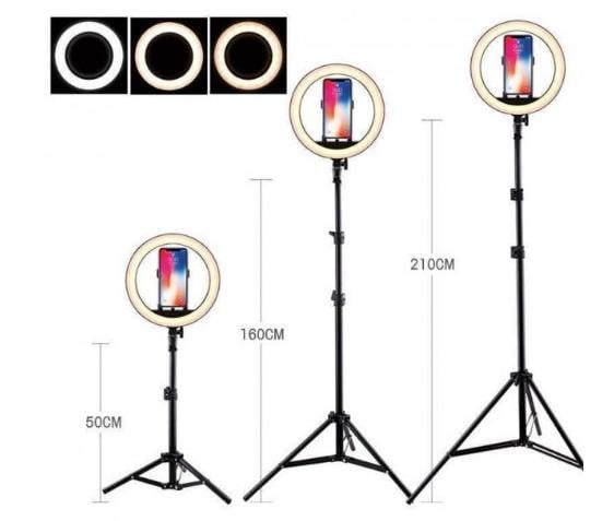Cвітлодіодна лампа AL-360 36 см зі штативом 220V (536) - фото 3 Cвітлодіодна лампа AL-360 36 см зі штативом 220V (536) - фото 3