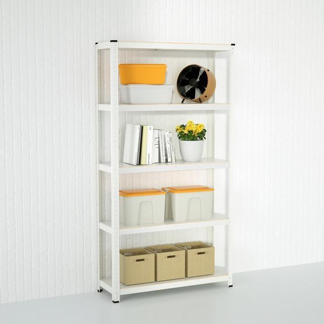 Стеллаж металлический Siker P9040L 180х90х40 см Белый (17816619) - фото 7 Стеллаж металлический Siker P9040L 180х90х40 см Белый (17816619) - фото 7