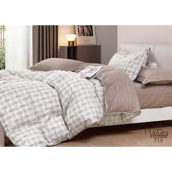 Комплект постельного белья Viluta Twill 719 сатин двуспальный (1391)