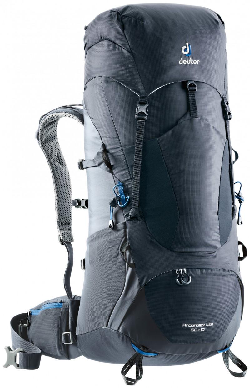 Рюкзак Deuter Aircontact Lite 50+10 (Old) Black-Graphite (1052-3340318 7403)