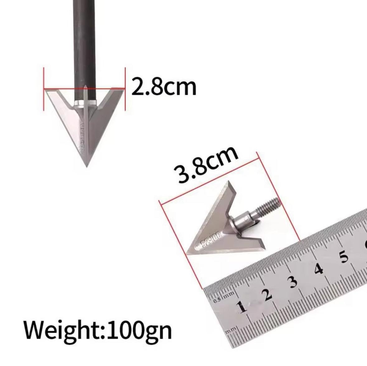 Накінечник мисливський до стріли від лука Broadhead S2 100 г (sfu-l-nak-0001) - фото 2 Накінечник мисливський до стріли від лука Broadhead S2 100 г (sfu-l-nak-0001) - фото 2