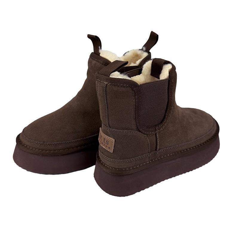 Угги женские на платформе 50880-24 p. 36 22,5 см Шоколадный - фото 3 Угги женские на платформе 50880-24 p. 36 22,5 см Шоколадный - фото 3