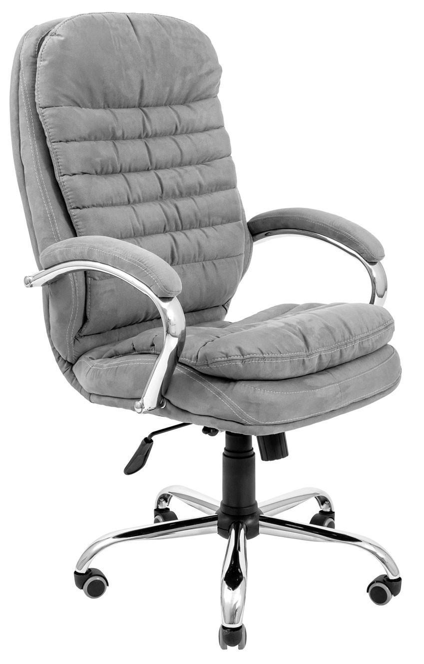 Кресло офисное компьютерное Valencia Бонд 16 Хром М1 Tilt Серый