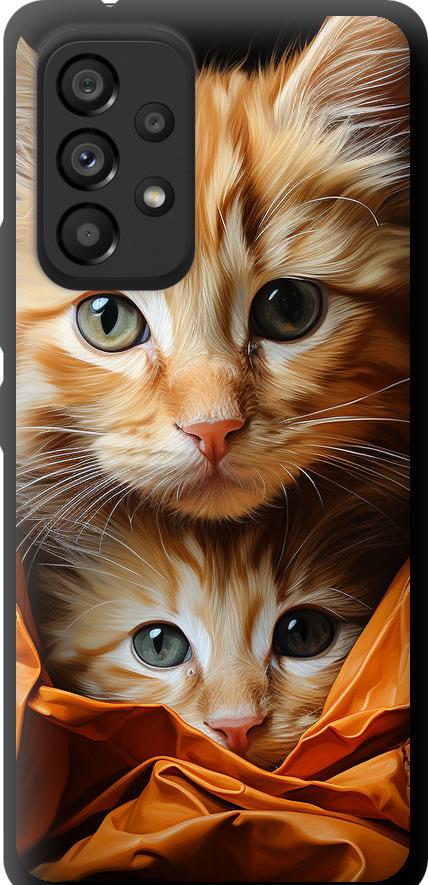 Чехол на Samsung Galaxy A53 A536E Котики 2 (5664b-2585-42517)