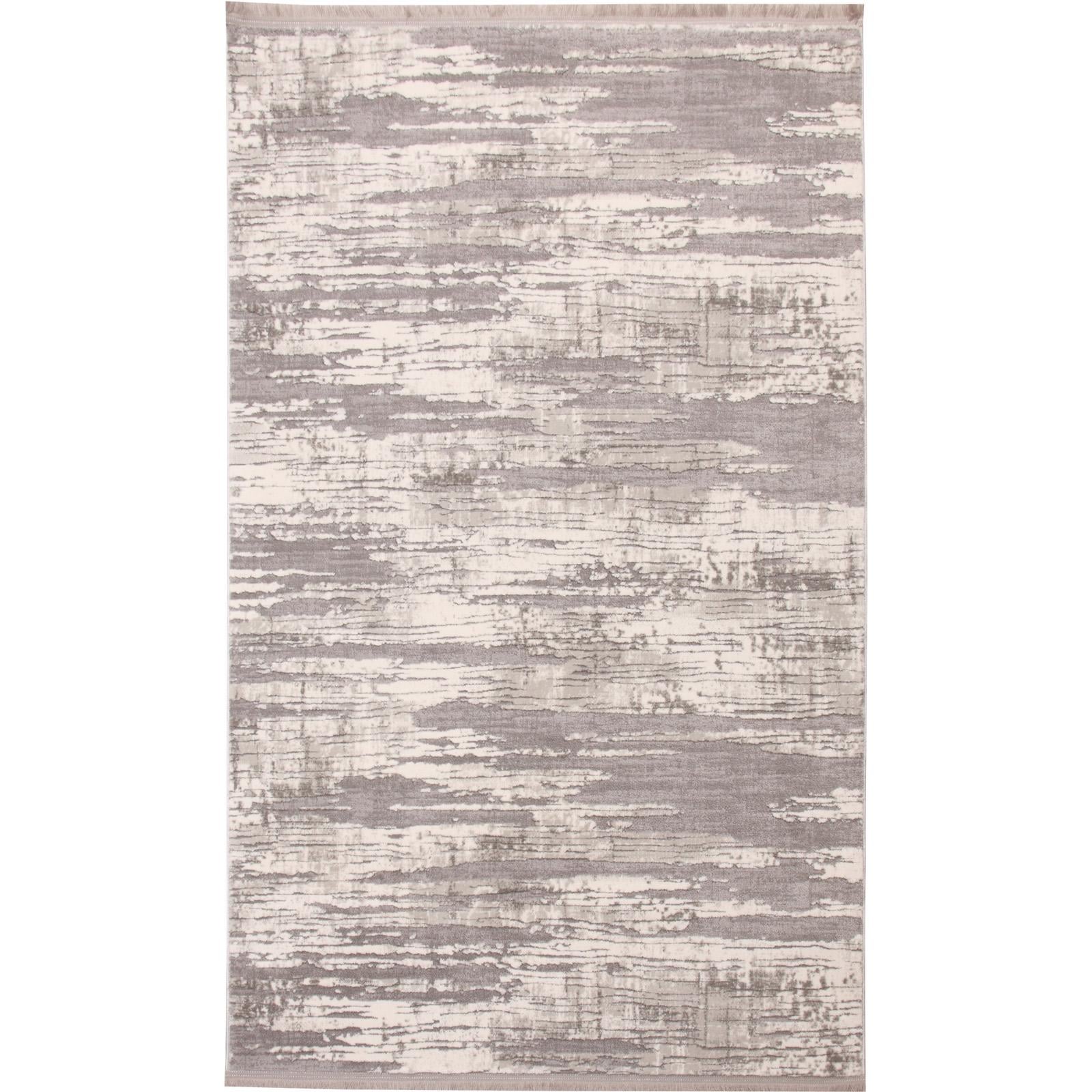 Ковер рельефный Rubin Peri 0347B 1,5x2,3 м прямоугольный Серый/Кремовый (00-00010543)