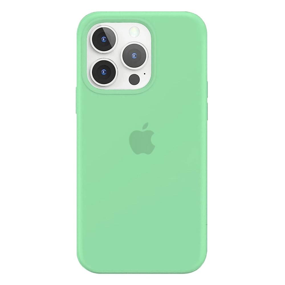 Силиконовый Чехол Накладка Silicone Case для iPhone 13 Pro Spearmint Силиконовый Чехол Накладка Silicone Case для iPhone 13 Pro Spearmint