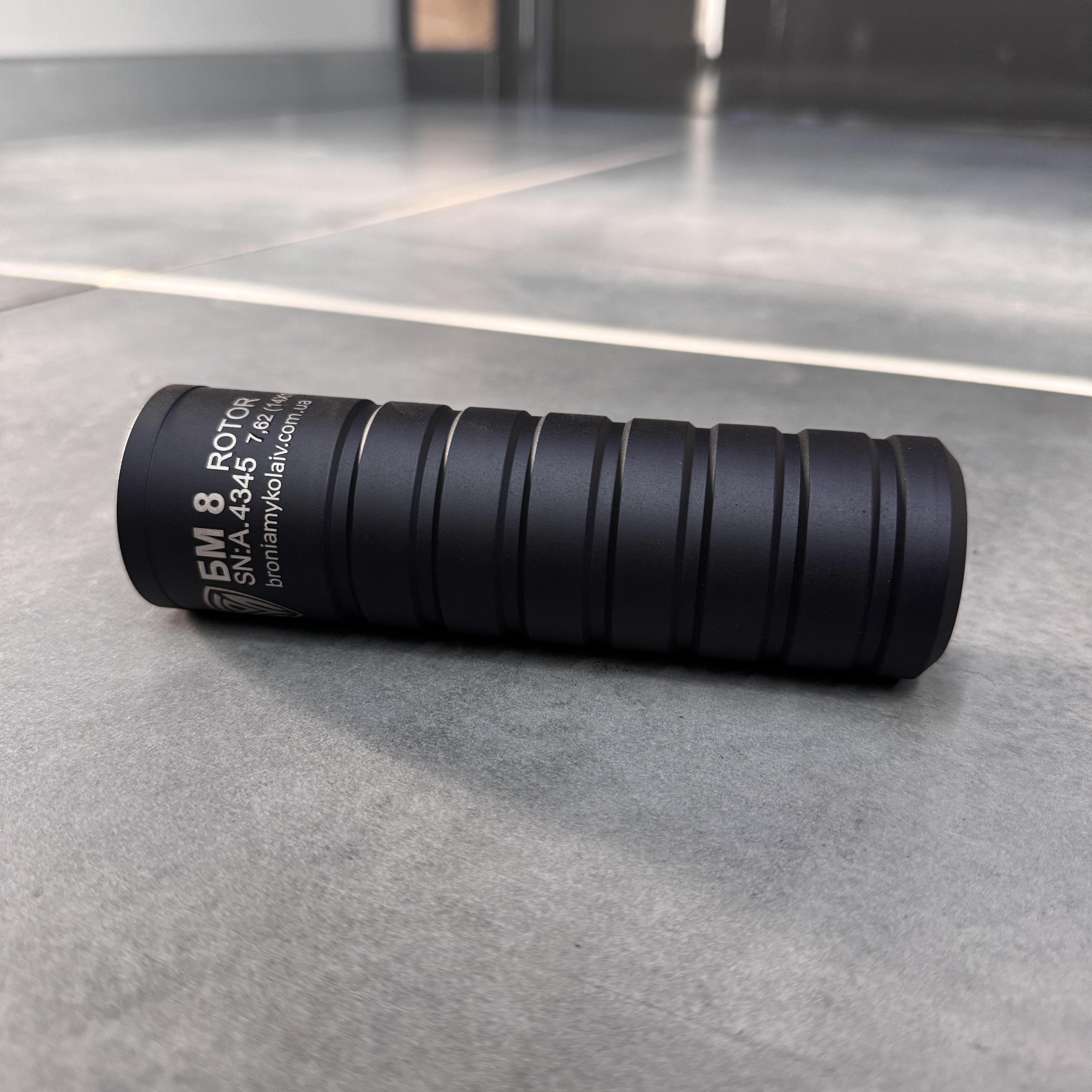 Глушитель боевой БМ8 ROTOR 7.62 14x1L АК/АКС/АКМ (246091) - фото 5 Глушитель боевой БМ8 ROTOR 7.62 14x1L АК/АКС/АКМ (246091) - фото 5