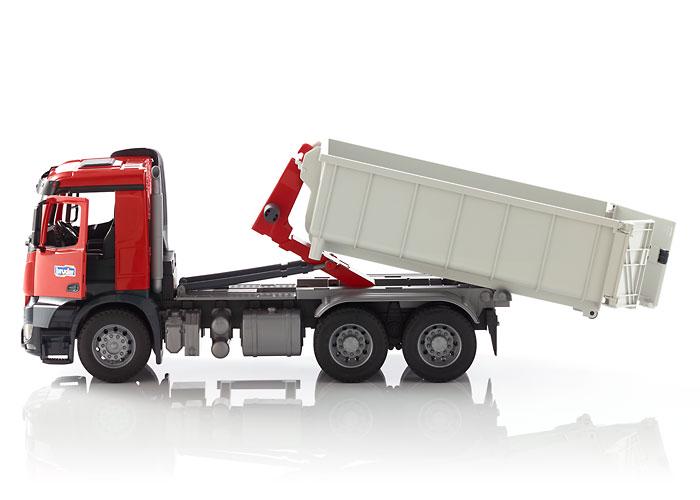 Іграшка самоскид Bruder MB Arocs зі знімним контейнером модель 1:16 03622 - фото 2