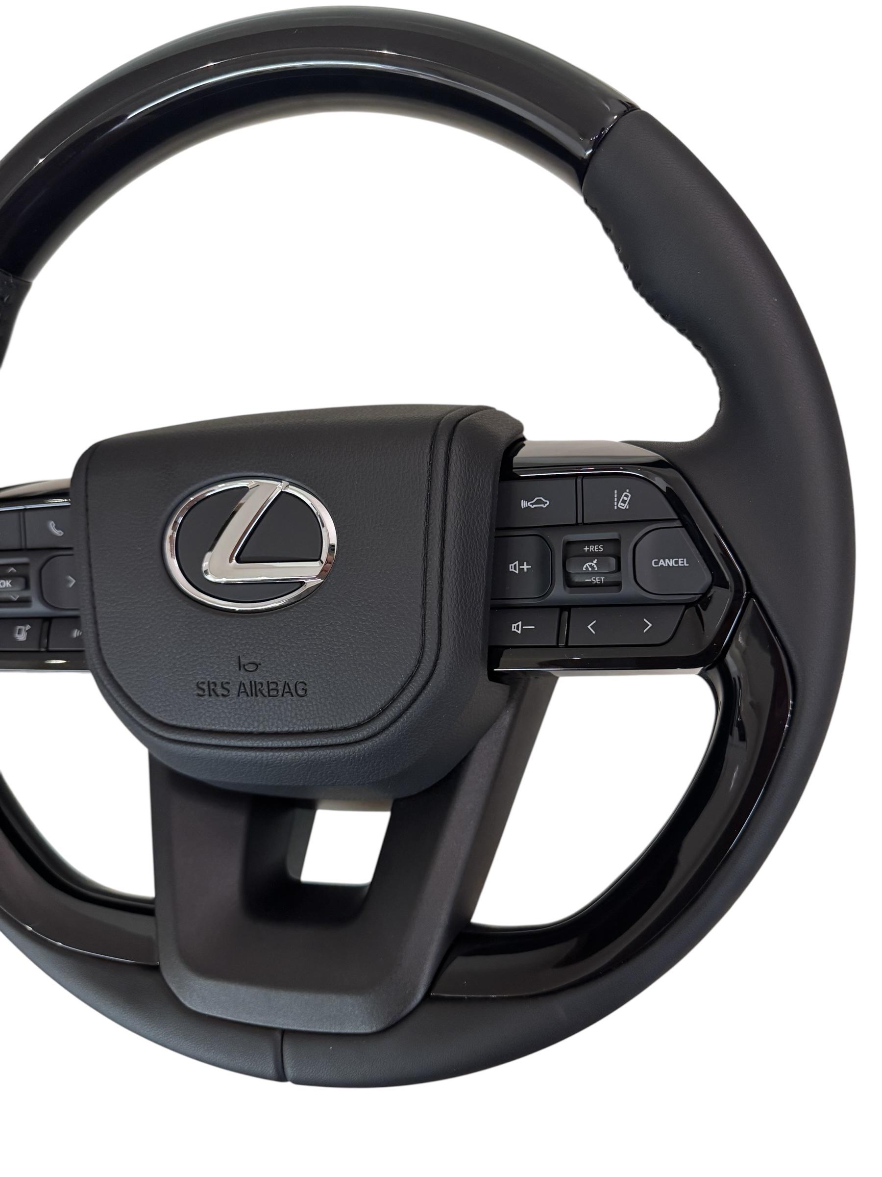 Кермо для Lexus LX570/GX460 в сборі рояльний лак логотип хром (29786256) - фото 2 Кермо для Lexus LX570/GX460 в сборі рояльний лак логотип хром (29786256) - фото 2