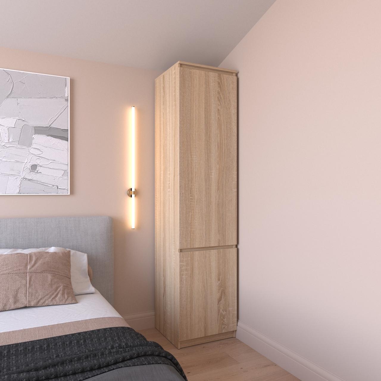 Шафа-пенал Вайс R-22 502х500х2110 мм Дуб Сонома (30742492) - фото 1 Шафа-пенал Вайс R-22 502х500х2110 мм Дуб Сонома (30742492) - фото 1