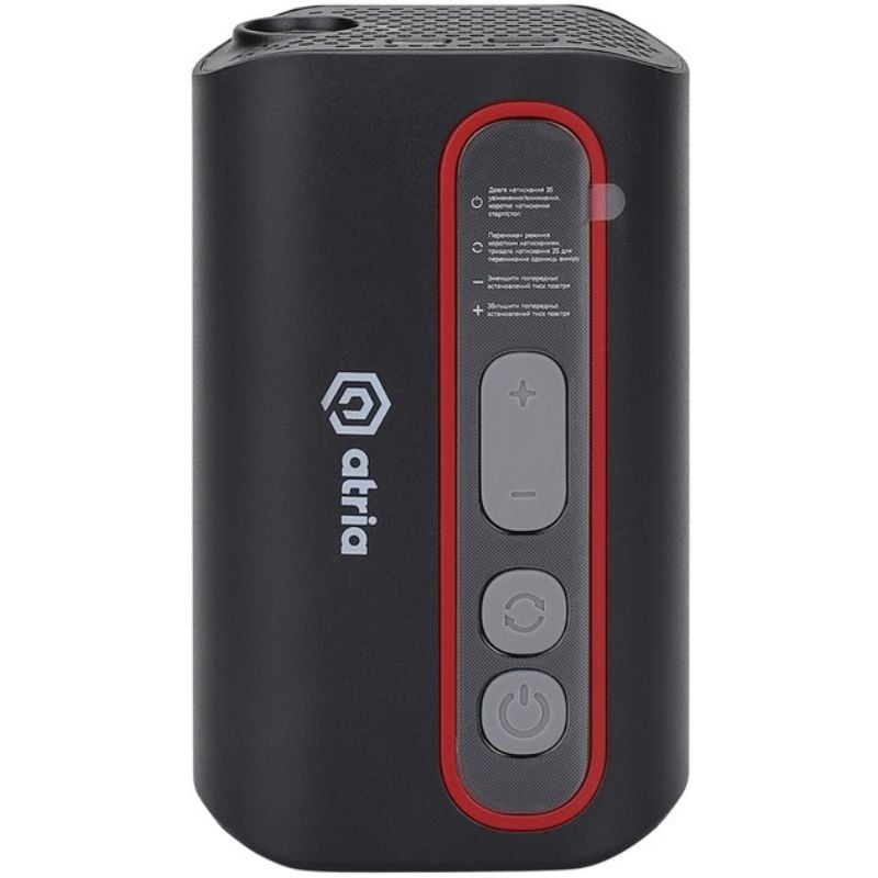 Автокомпресор ATRIA MS22C-210 портативний 50W 16 л/хв 5400 мАг (28690281) Автокомпресор ATRIA MS22C-210 портативний 50W 16 л/хв 5400 мАг (28690281)