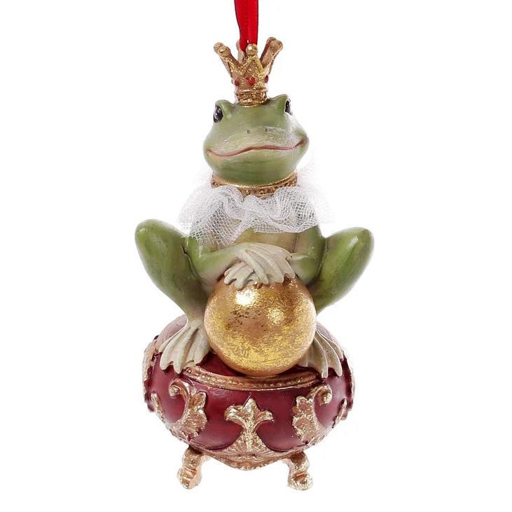 Подвесной декор BonaDi Царевна Лягушка с шаром (838-154)