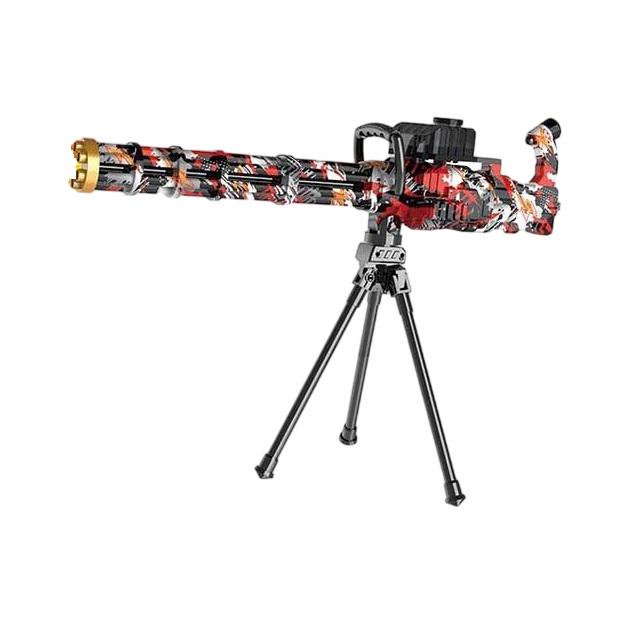 Автомат Gatling Gun аккумулятор 7,4 V/подсветка/магазин/глушитель/орбизы Multicolor (160574)
