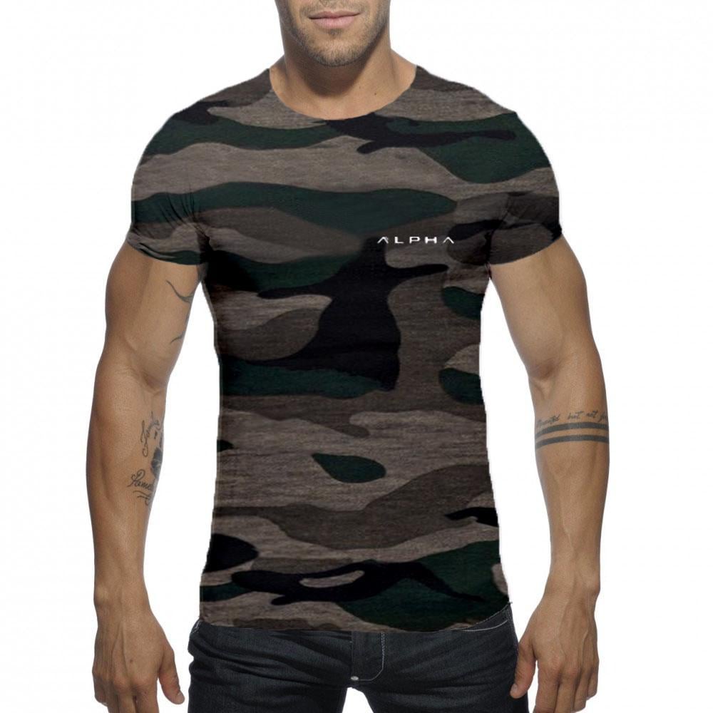 Футболка мужская ALPHA L Зеленый (7749)