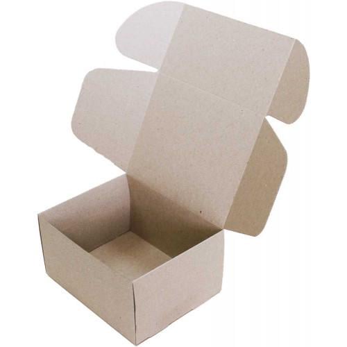 Коробка 190x150x100 мм 2-шарова подарункова Бурий (530)