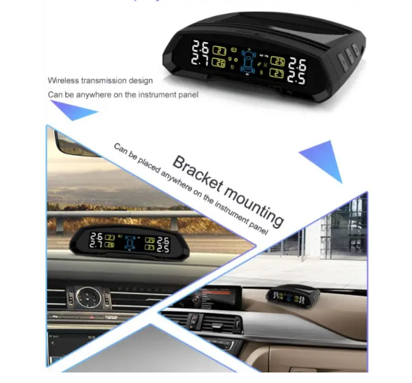 Система контролю тиску та температури в шинах TPMS Careud T802 (13702156) - фото 2