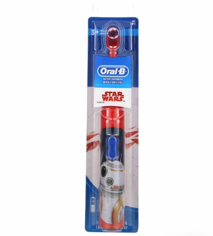 Детская электрическая зубная щетка Oral-B+3 Star Wars Робот на батарейках (1075eb6d) - фото 2