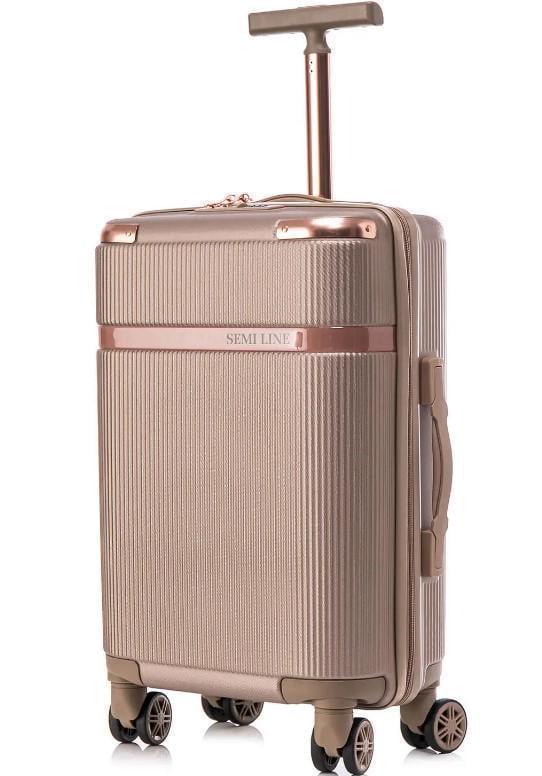 Чемодан SEMI LINE T5668-2 20" S Champagne (DAS302658)