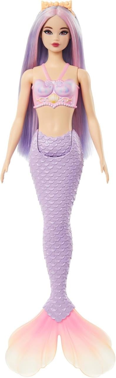 Кукла-русалочка Barbie HRR06 Dreamtopia Цветной микс с фиолетовым хвостом (35689016)